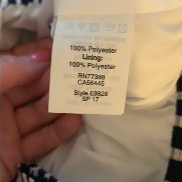 Women’s J Crew Striped Pleated Midi Skirt - Sz 0 - Picture 4 of 11